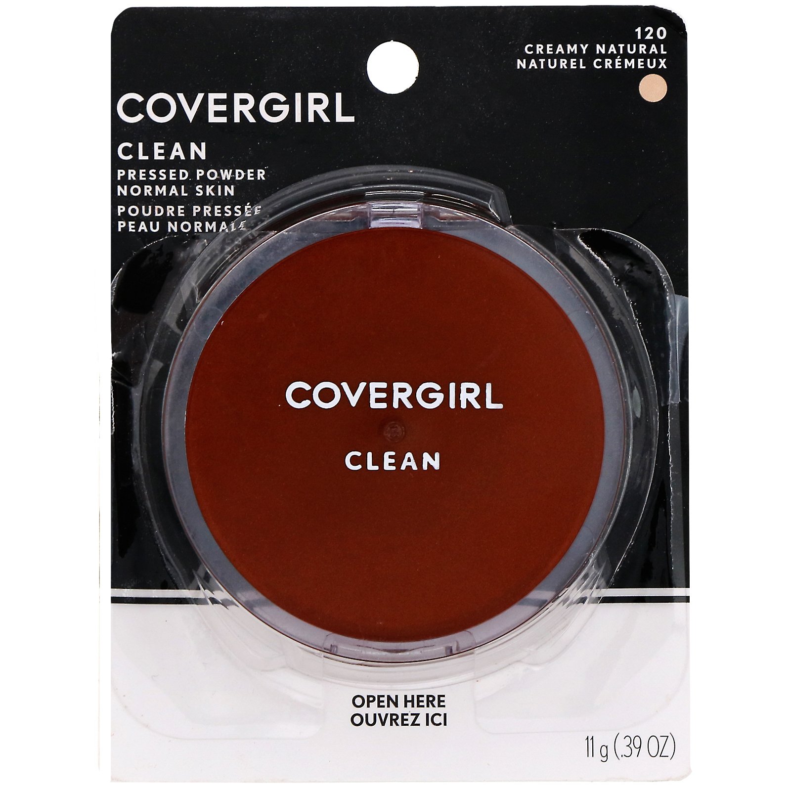 Covergirl, Clean, Base em pó compacto, 120 Natural cremoso, 11 g - Imagem 2