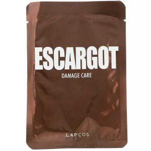 Lapcos, Máscara Asiática de Escargot, Reversão de Danos, 1 Folha, 27 ml (0,91 fl oz)