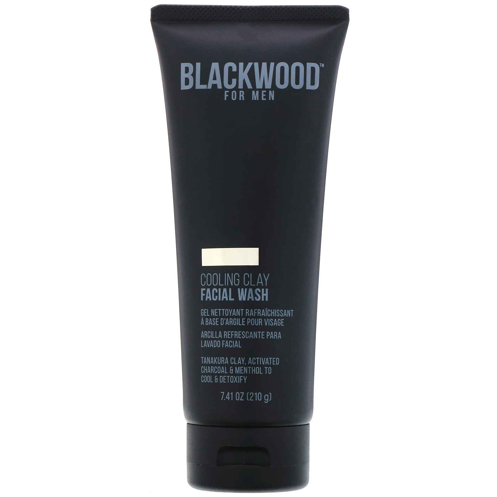Blackwood For Men, Gel para o rosto de argila refrescante, masculino, 210 g