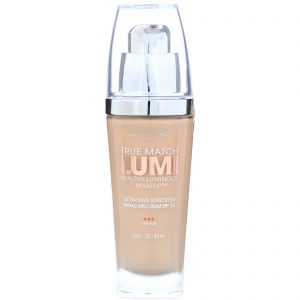 L'Oreal, True Match Lumi, Healthy Luminous Makeup, SPF 20, SN1-2 Soft Ivory/Classic Ivory, 1 fl oz (30 ml)