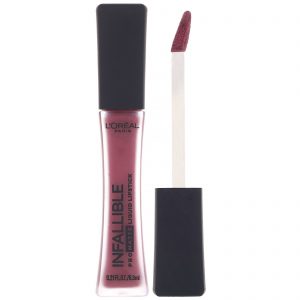 L'Oreal, Batom líquido Infallible Pro-Matte, Plum Bum 362, 6,3 ml