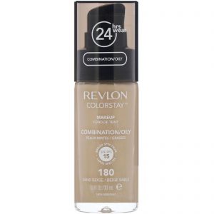 Revlon, Colorstay, maquiagem, pele mista/oleosa, 180 Sand Beige, 30 ml