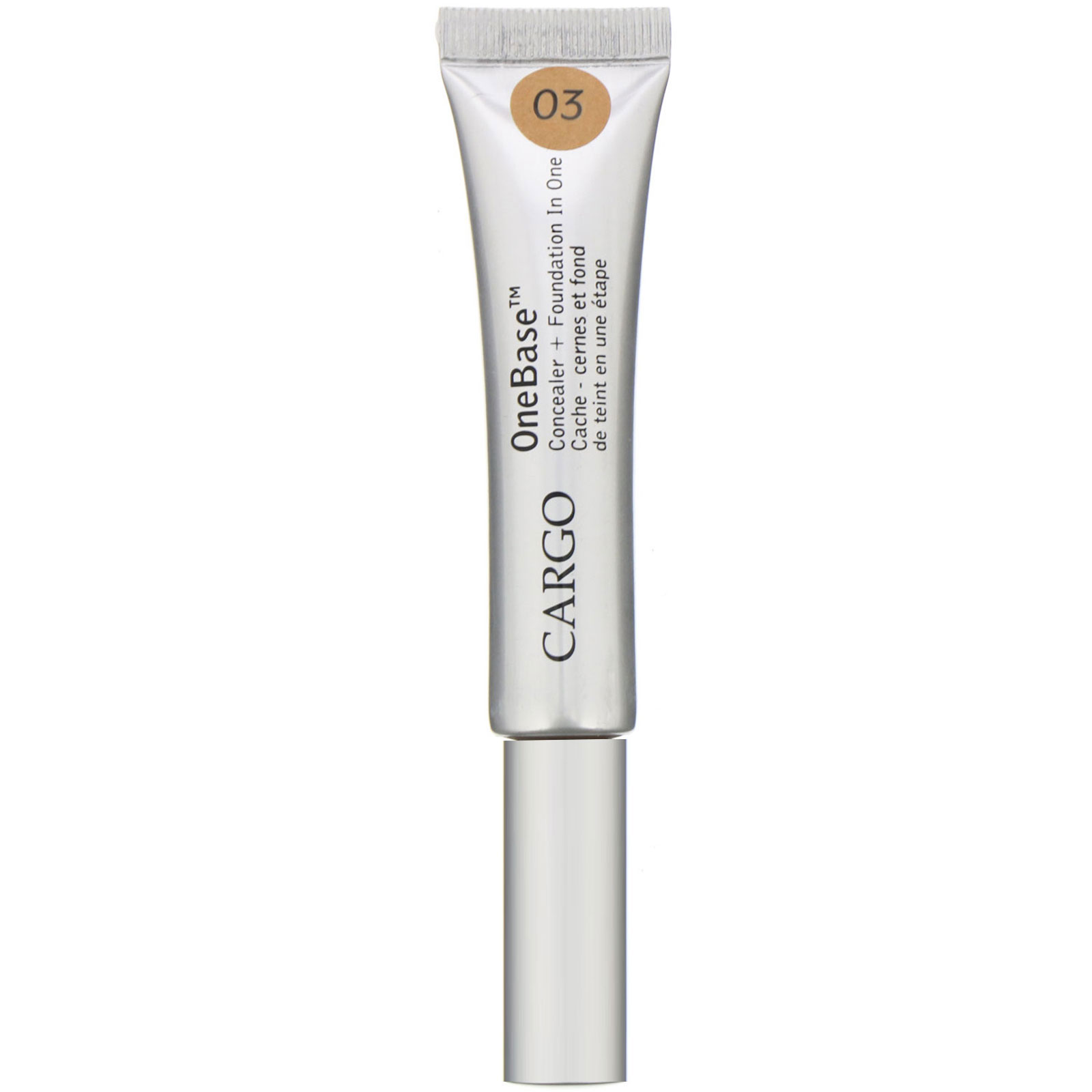 Cargo, OneBase, Corretivo + Base em um só produto, 03, 17 g