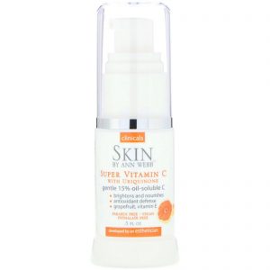 Skin By Ann Webb, Supervitamina C com Ubiquinona, 0,5 fl oz (14 ml)