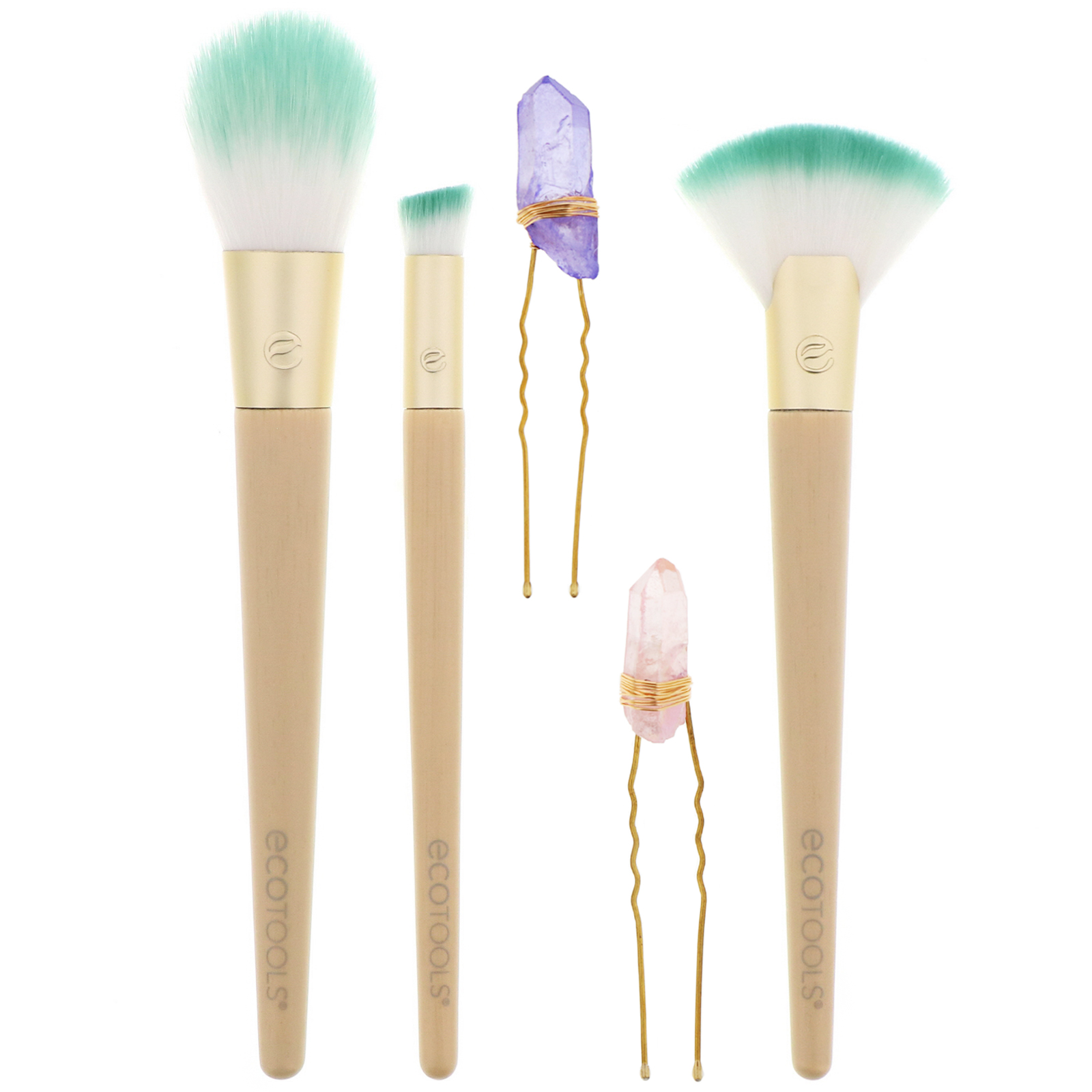 EcoTools, Kit de Beleza Glossy Finish, Kit com 5 Unidades