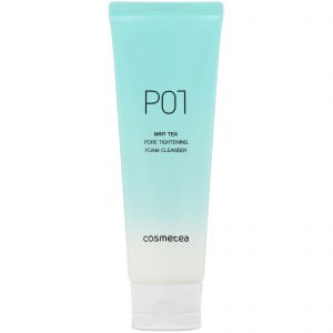 Cosmetea, Chá de Hortelã, Esponja de Limpeza de Poros, 4,23 fl oz (120 ml)
