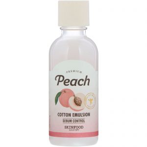 Skinfood, Premium Peach, Cotton Emulsion, 160 ml (5,41 fl oz)