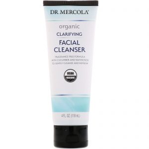 Dr. Mercola, Purificador Facial Clareador Orgânico, 118 ml