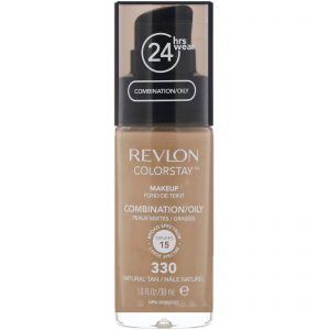 Revlon, Base líquida Colorstay para peles mistas a oleosas, 330 Natural, 30 ml
