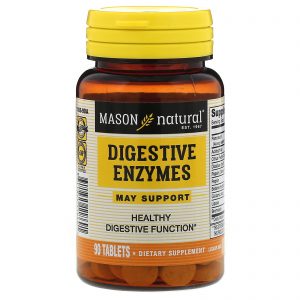 Mason Natural, Enzimas Digestivas, 90 Comprimidos