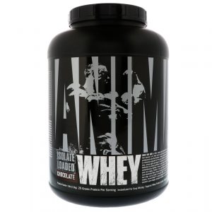 Universal Nutrition, Isolado de Whey Animal Carregado, Chocolate, 5 lb (2,3 kg)