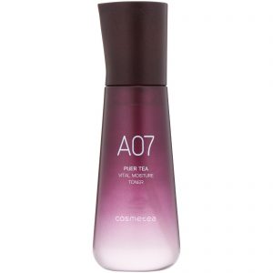Cosmetea, Chá Puer, Tonificador Hidratante Vital, 5,29 fl oz (150 ml)