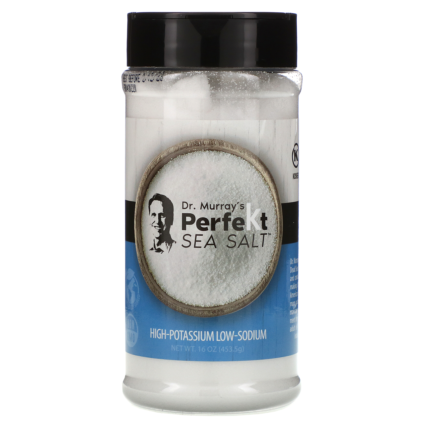Dr. Murray's, PerfeKt Sea Salt, Low Sodium, 16 oz (453.5 g)