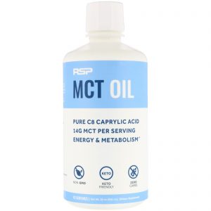 RSP Nutrition, Óleo TCM, Ácido Caprílico C8, Energia e Metabolismo, Sem Sabor, 945 ml (32 oz)