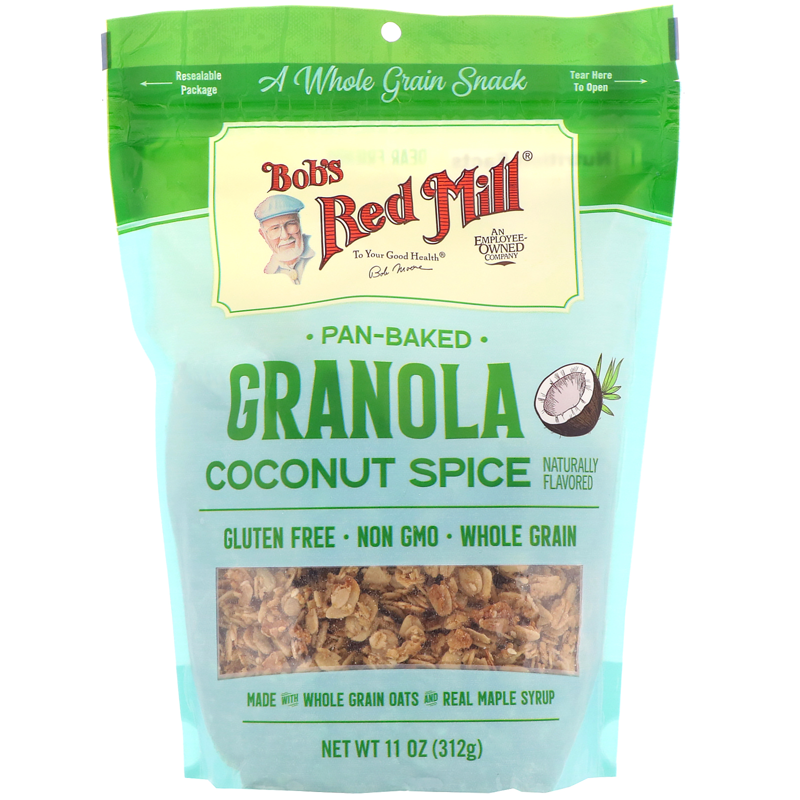 Bob's Red Mill, Granola Assada, Tempero de Coco, 312 g (11 oz)