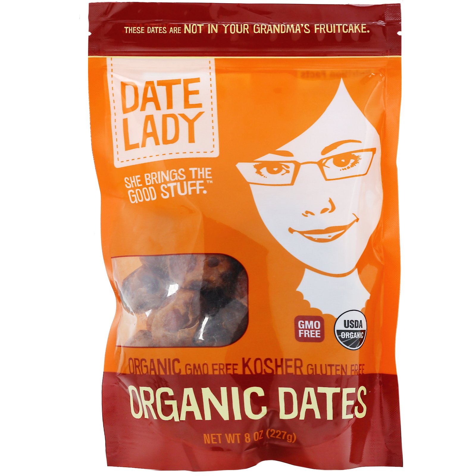 Date Lady , Tâmaras Orgânicas, 227 g (8 oz)