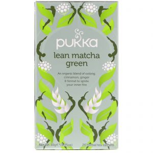 Pukka Herbs, Matchá Verde Magro, 20 Saquinhos de Chá de Ervas, 30 g