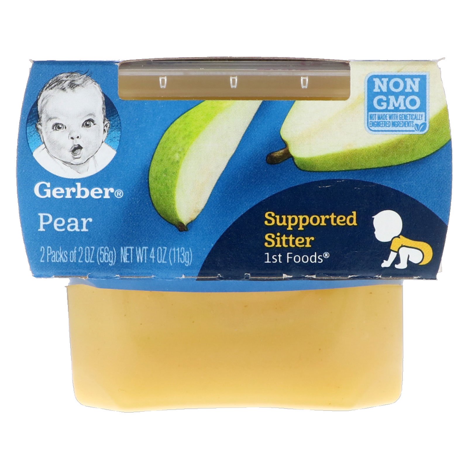 Gerber, Pear, 2 Pack, 2 oz (56 g) Each
