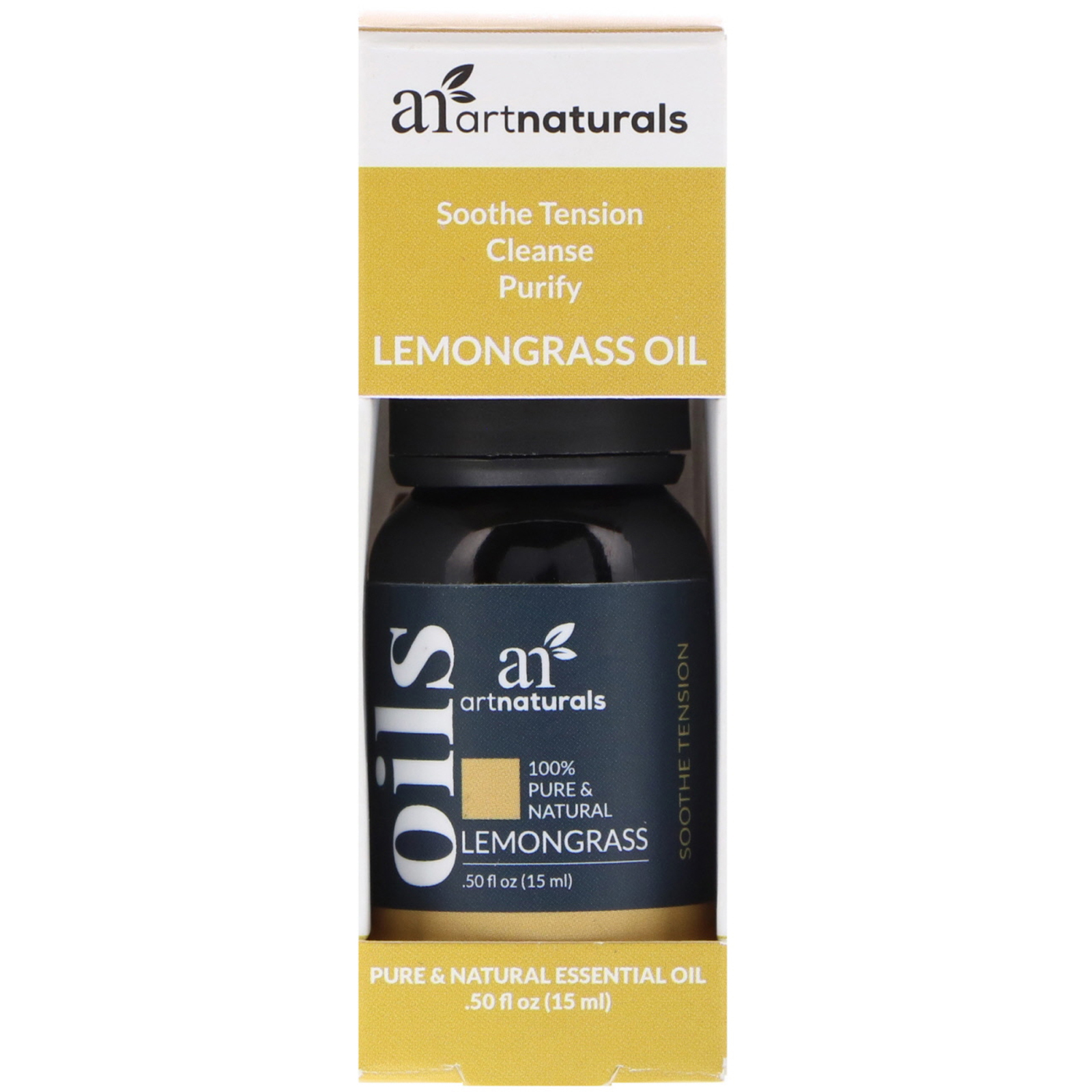 Artnaturals, Óleo de Capim Limão, 0,50 fl oz (15 ml)