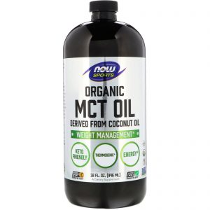 Now Foods, Sports, Óleo MCT Orgânico, 32 fl oz (946 ml)