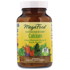 MegaFood, Cálcio, 60 Comprimidos