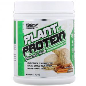 Nutrex Research, Natural Series, Proteína Vegetal, Cookie de Canela, 1,2 lb (545 g)