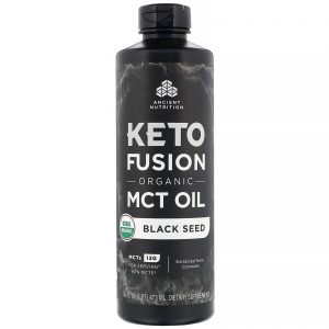 Dr. Axe / Ancient Nutrition, Óleo TCM Orgânico Keto Fusion, Cominho Preto, 473 ml (16 fl oz)