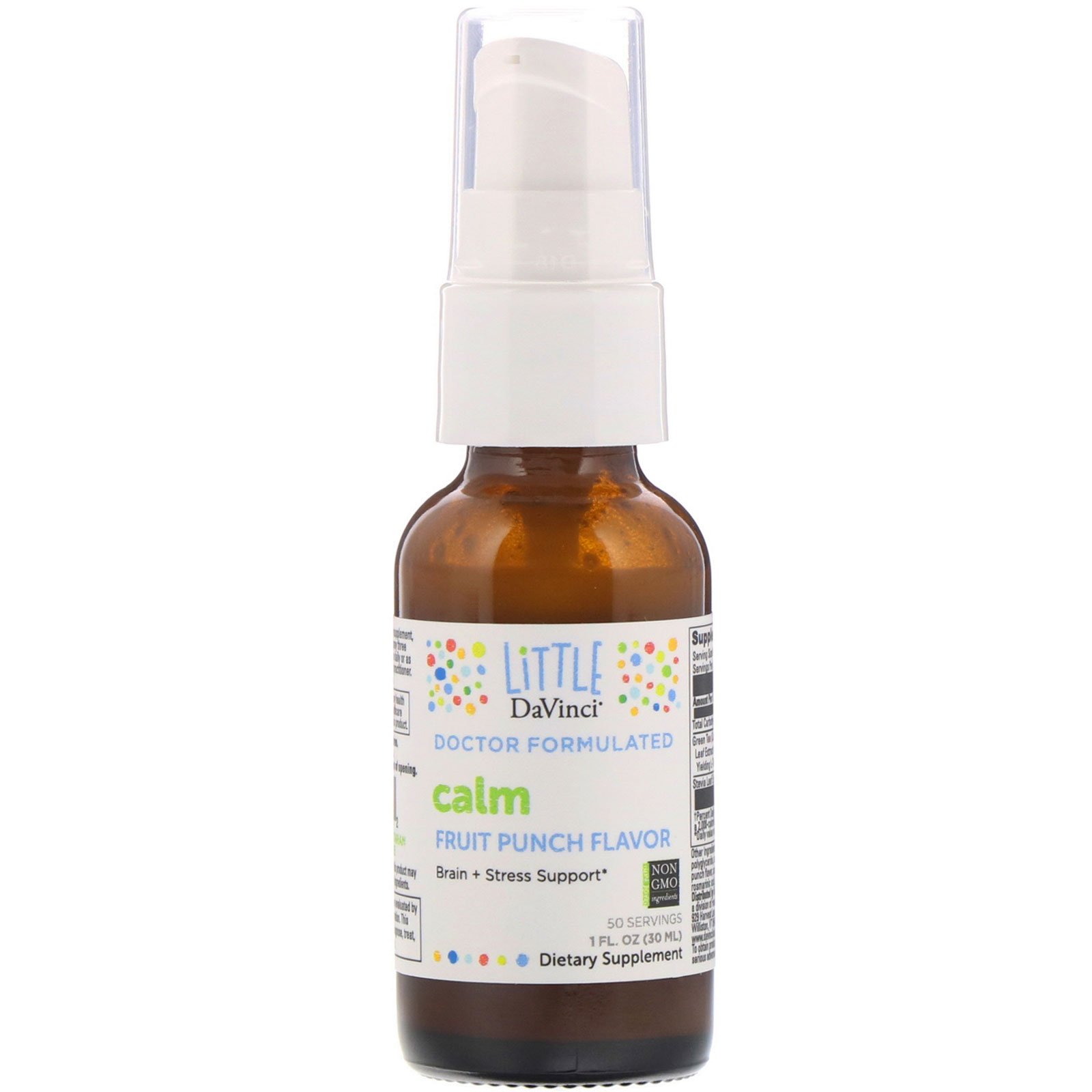 Little DaVinci, Líquido Calmante, Ponche de Frutas, 30 ml (1 fl oz)