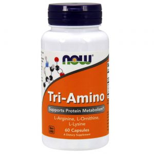 Now Foods, Tri-Amino - 60 Cápsulas