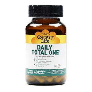 Country Life, DAILY TOTAL ONE® - Suplemento dietético diário completo - 60 Cápsulas Vegetarianas