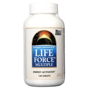 Source Naturals, Life Force® - Ativador de Energia -120 Comprimidos