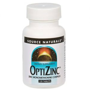 Source Naturals, OptiZinc® - 30mg de Zinco - 120 Comprimidos
