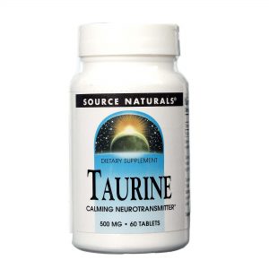 Source Naturals, Taurina 500 mg - 60 Tabletes