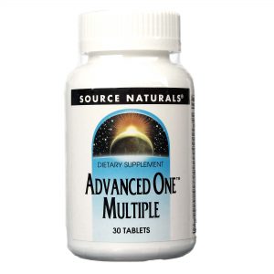 Source Naturals, Multivitamínico Advanced One™ - 30 Tabletes