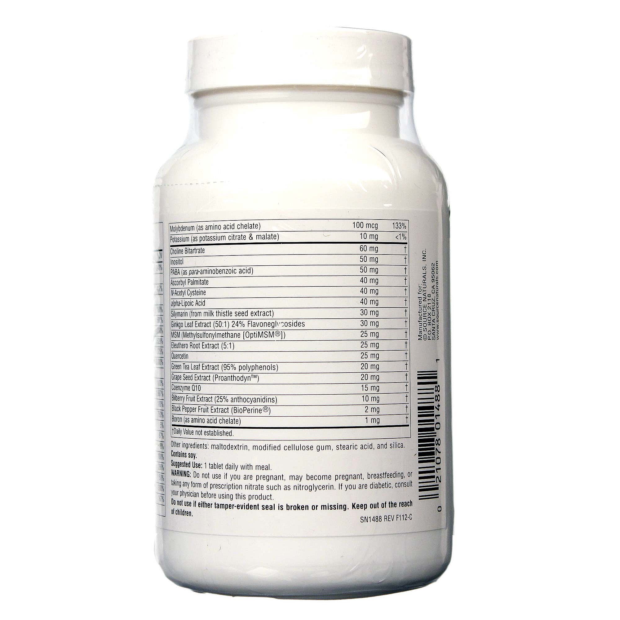Source Naturals, Advanced One™ Multiplo 5000 - 60 Comprimidos - Imagem 3