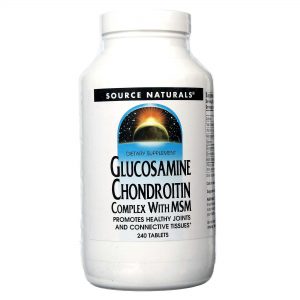 Source Naturals, Complexo de Condroitina Glucosamina com MSM - 240 Tabletes