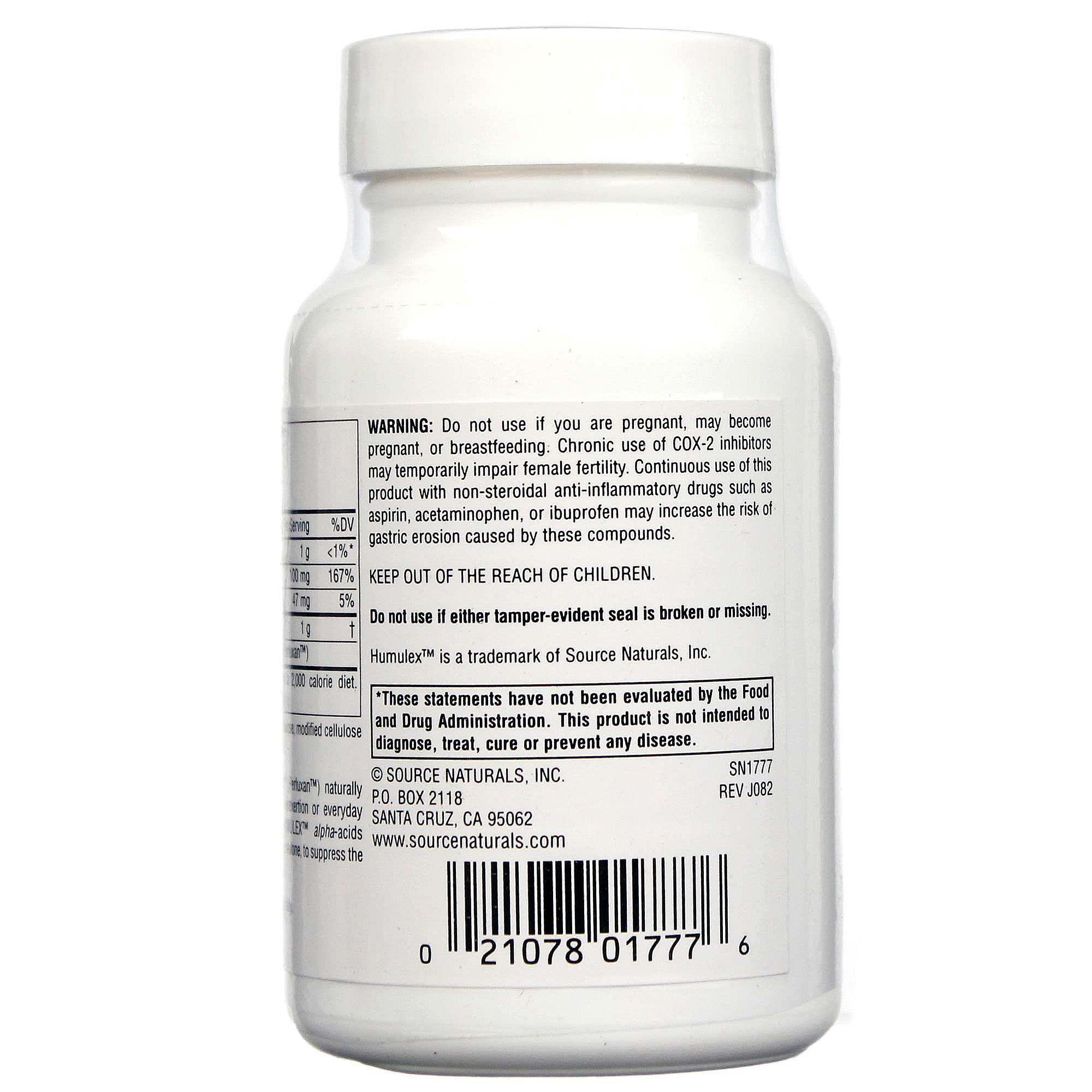 Source Naturals Menores Dor Conforto 30 Tabletes - Imagem 3