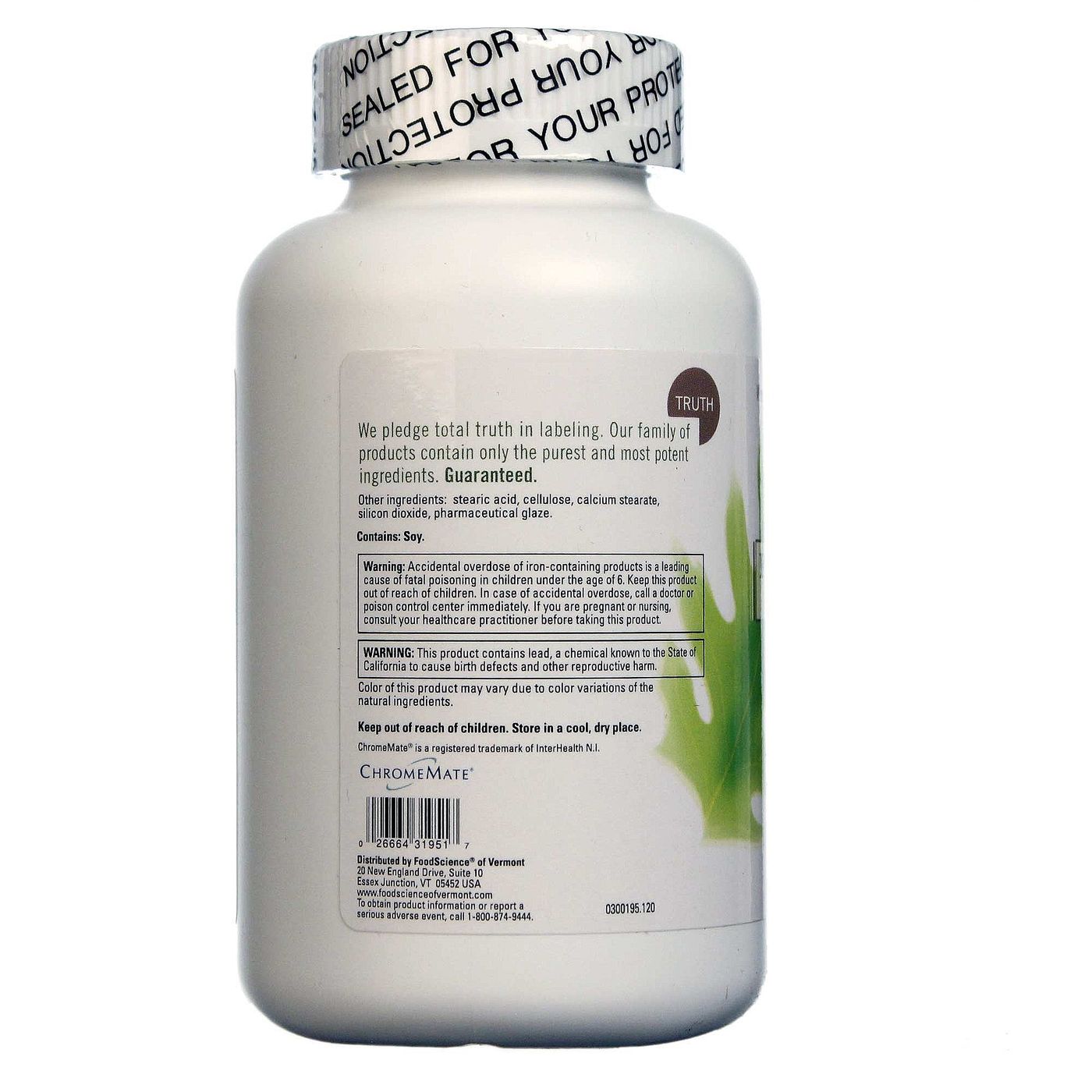 Food Science of Vermont, Women's Superior® - Multivitaminas e Minerais para Mulheres - 120 Comprimidos - Imagem 3
