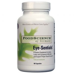 Food Science of Vermont, Eye-Sentials™ - Suporte para as funções visuais - 90 Cápsulas