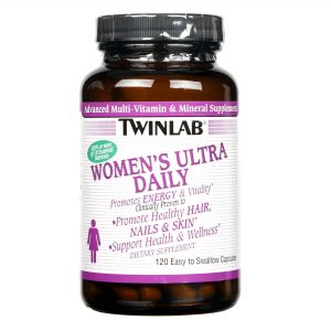 Twinlab®, Multivitamínico Diário para Mulher - 120 Cápsulas