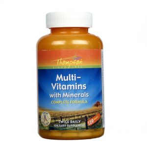 Thompson Multi-vitaminas com minerais 120 Tabletes