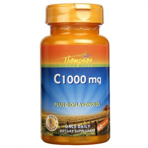 Thompson, Vitamina C 1000 mg com bioflavonóides - 60 Cápsulas