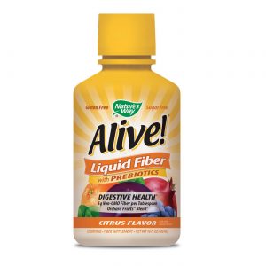 Nature's Way, Alive! Fibra Líquida Com Prebióticos, Sabor Citrus - 480 ml (16 fl oz)