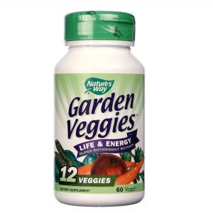 Nature's Way, Garden Veggies™ Vida e Energia - Antioxidantes - 60 Cápsulas Vegetarianas