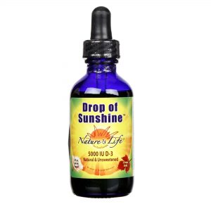 Nature's Life, Gota de Sol 5.000 UI - Sem Sabor - 2 fl oz (60mL)