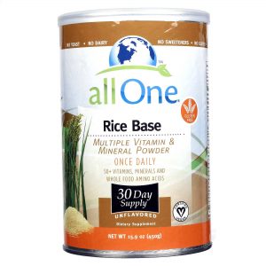 All One, Base de Arroz - Sem Sabor - 450g (fornecimento de 30 dias)