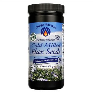 Jarrow Formulas, Sementes Orgânicas de Linhaça Moídas a Frio - Nutrição Ômega - 500g