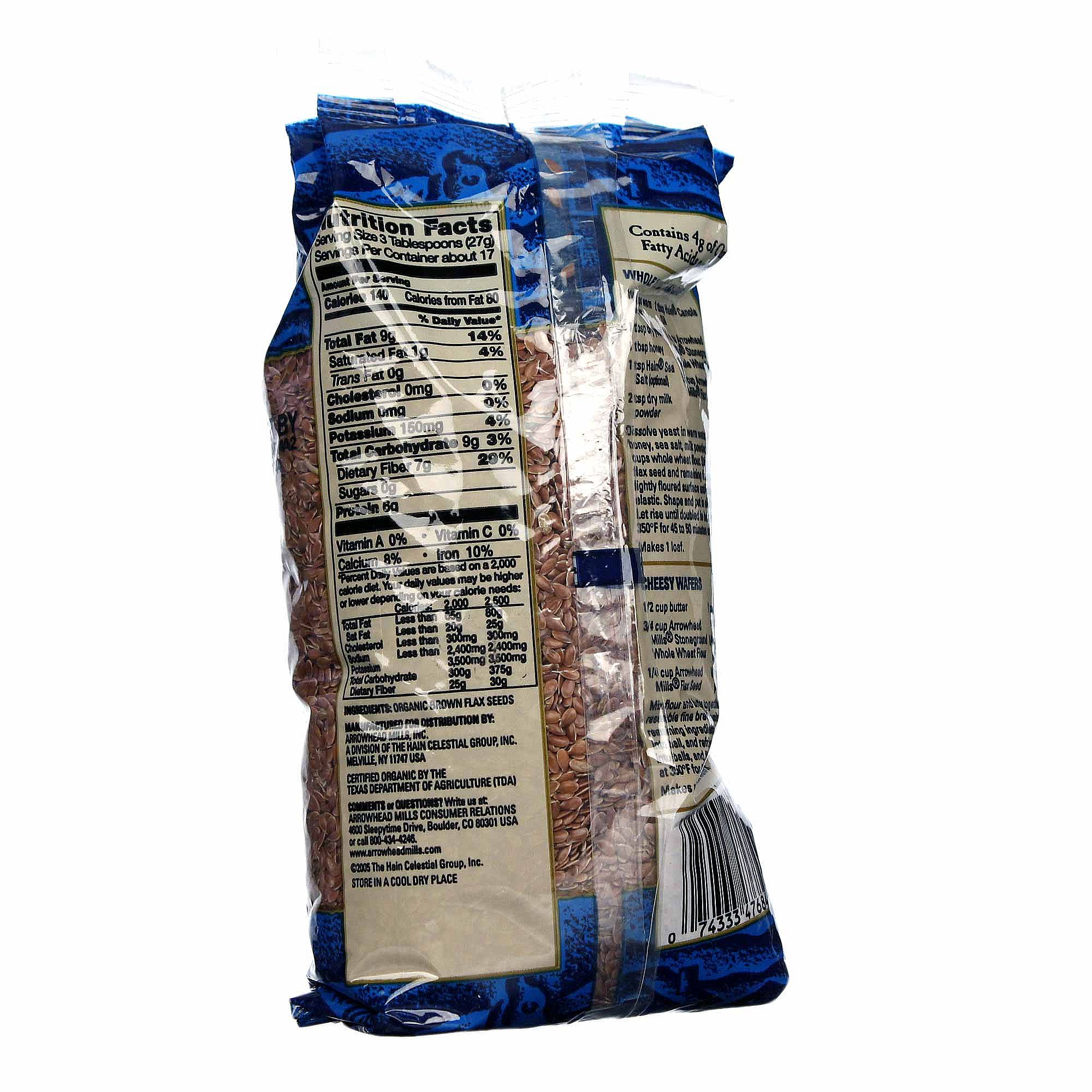 Arrowhead Mills, Sementes de Linho - 16 oz (453g) - Imagem 2