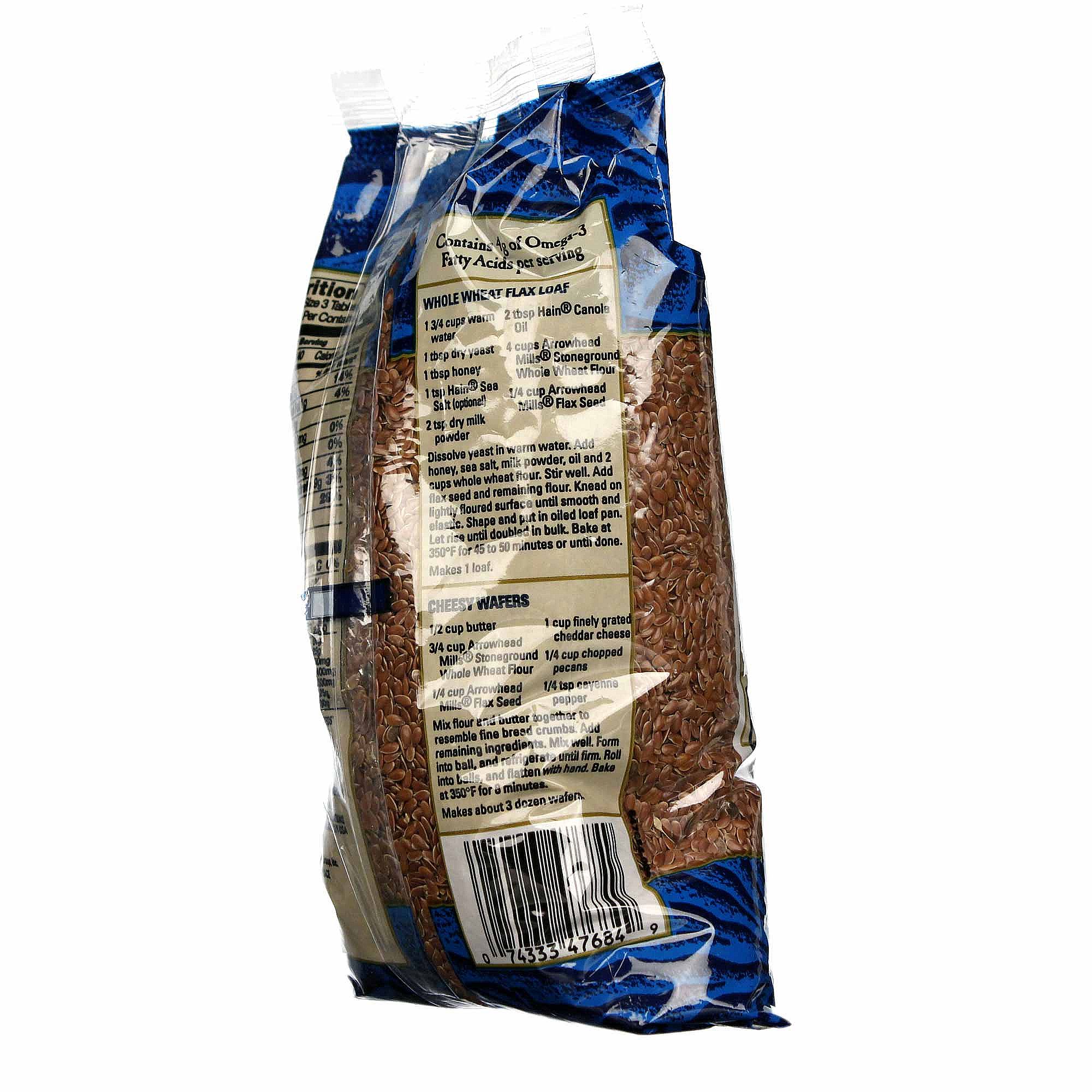 Arrowhead Mills, Sementes de Linho - 16 oz (453g) - Imagem 3