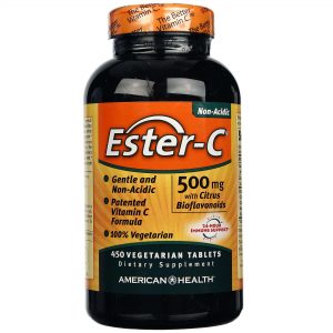 American Health, Ester C® - 500 mg com Citrus Bioflavonóides - 450 Cápsulas Vegetarianas